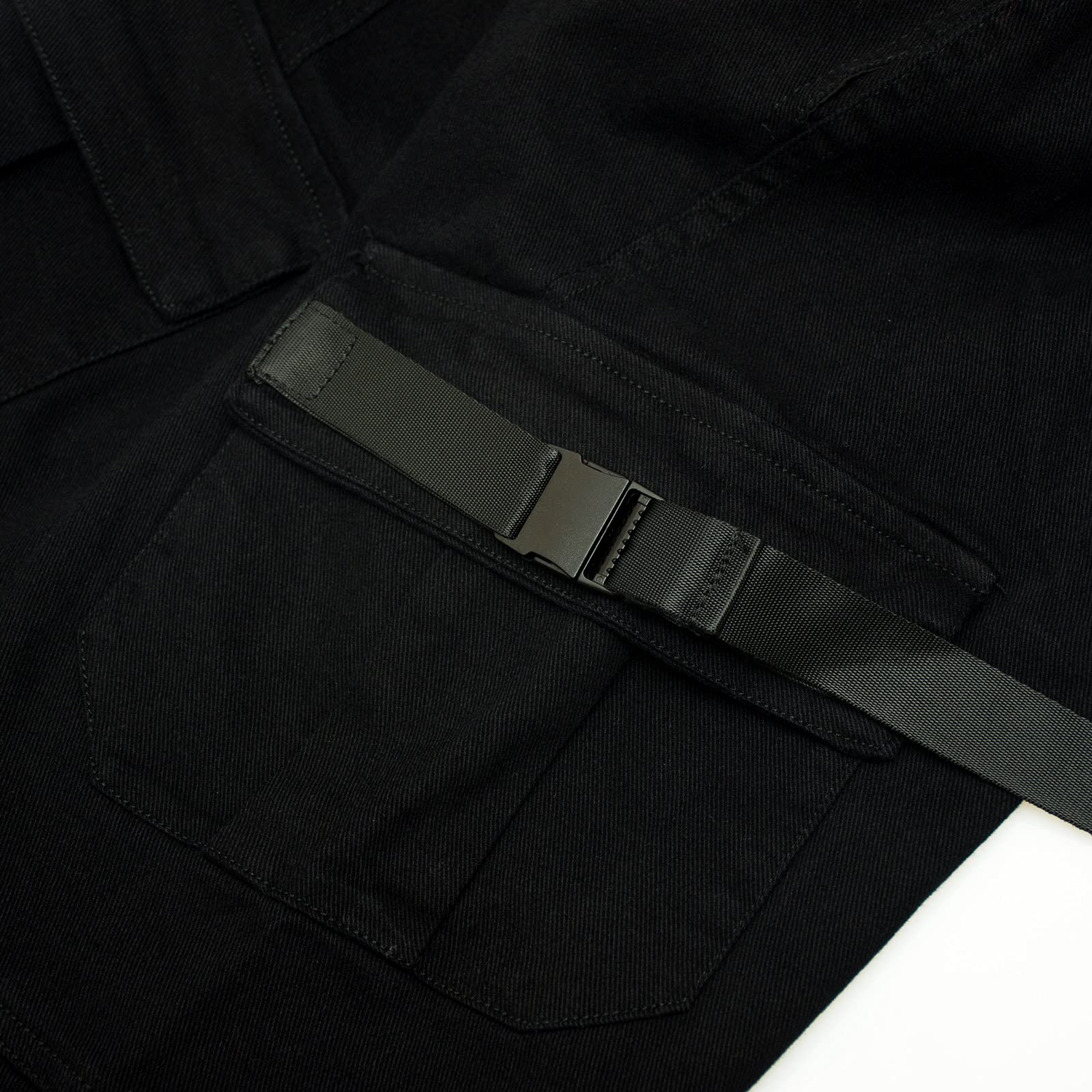 Pantalones cargo de algodón para niños, pantalones casuales con cintura elástica, para senderismo, uniforme escolar, pantalones deportivos, Negro, 10-12