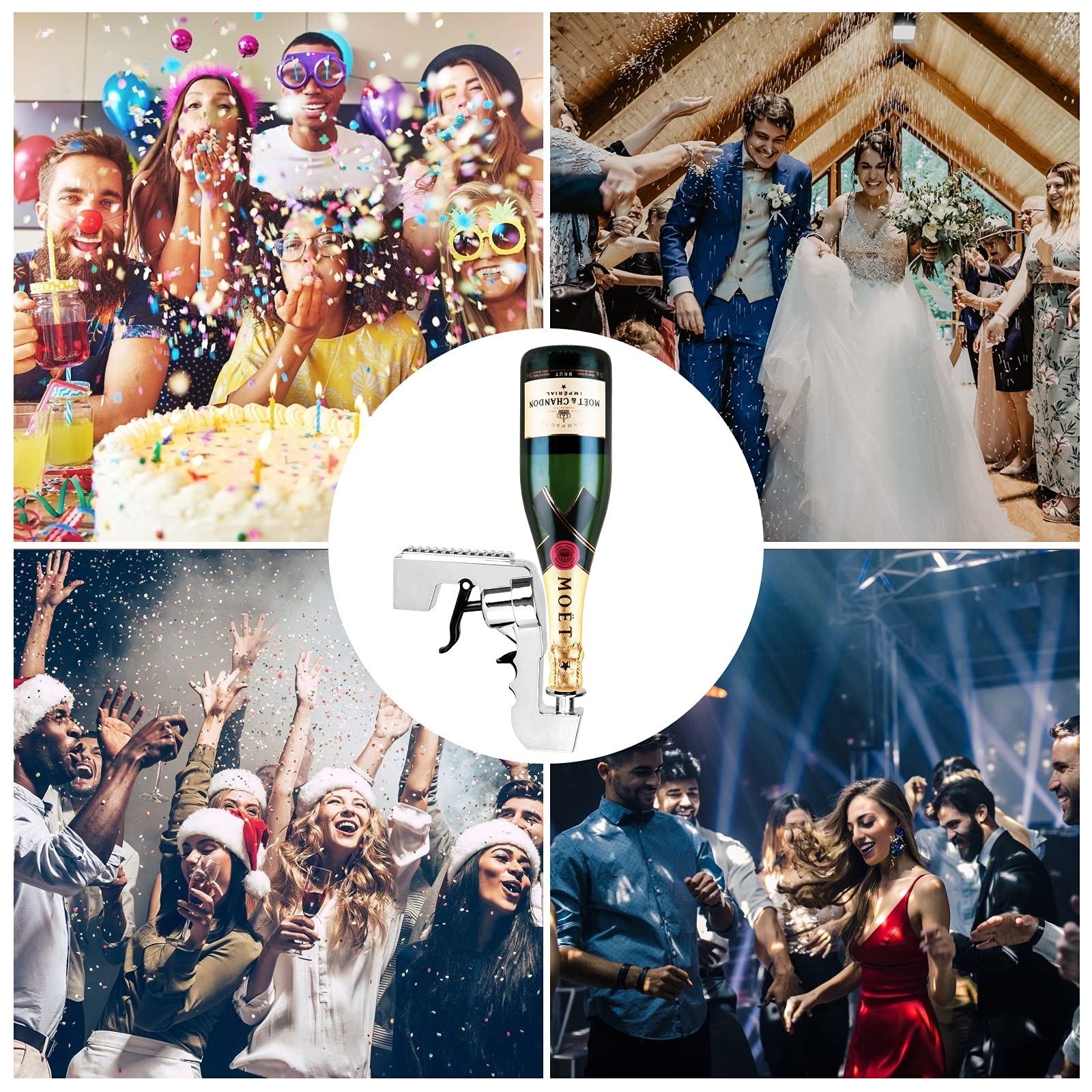 Buy Champagne Gun Shooter,Beer Gun Shooter,Alcohol Gun Shooter Bottle Beer Squirt Gun Adjustable