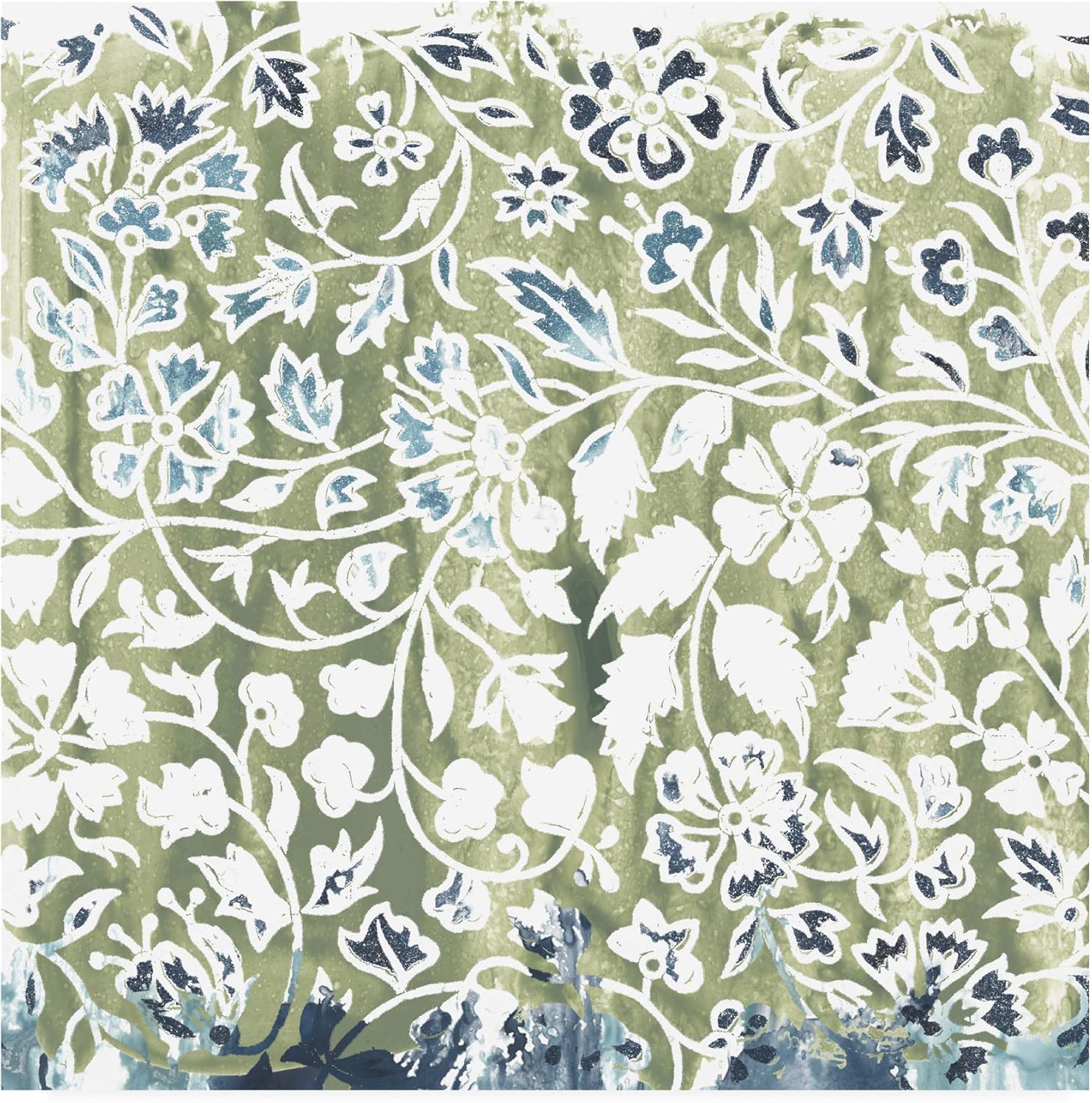 Trademark Fine Art Flower Stone Tile I by June Erica Vess, 18x18