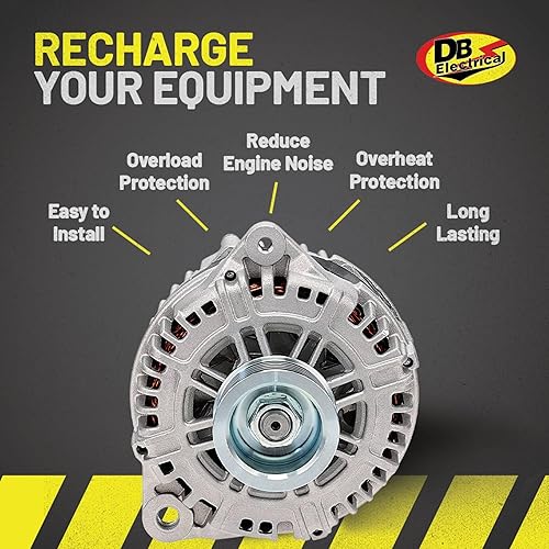 Miniatura 8 de DB Electrical Alternador 400-44054 compatible conrepuesto para 4.0 4.0L Frontier Pathfinder Xterra 05 06 07 2005 2006 2007 LR1110-725, LR1110-725B