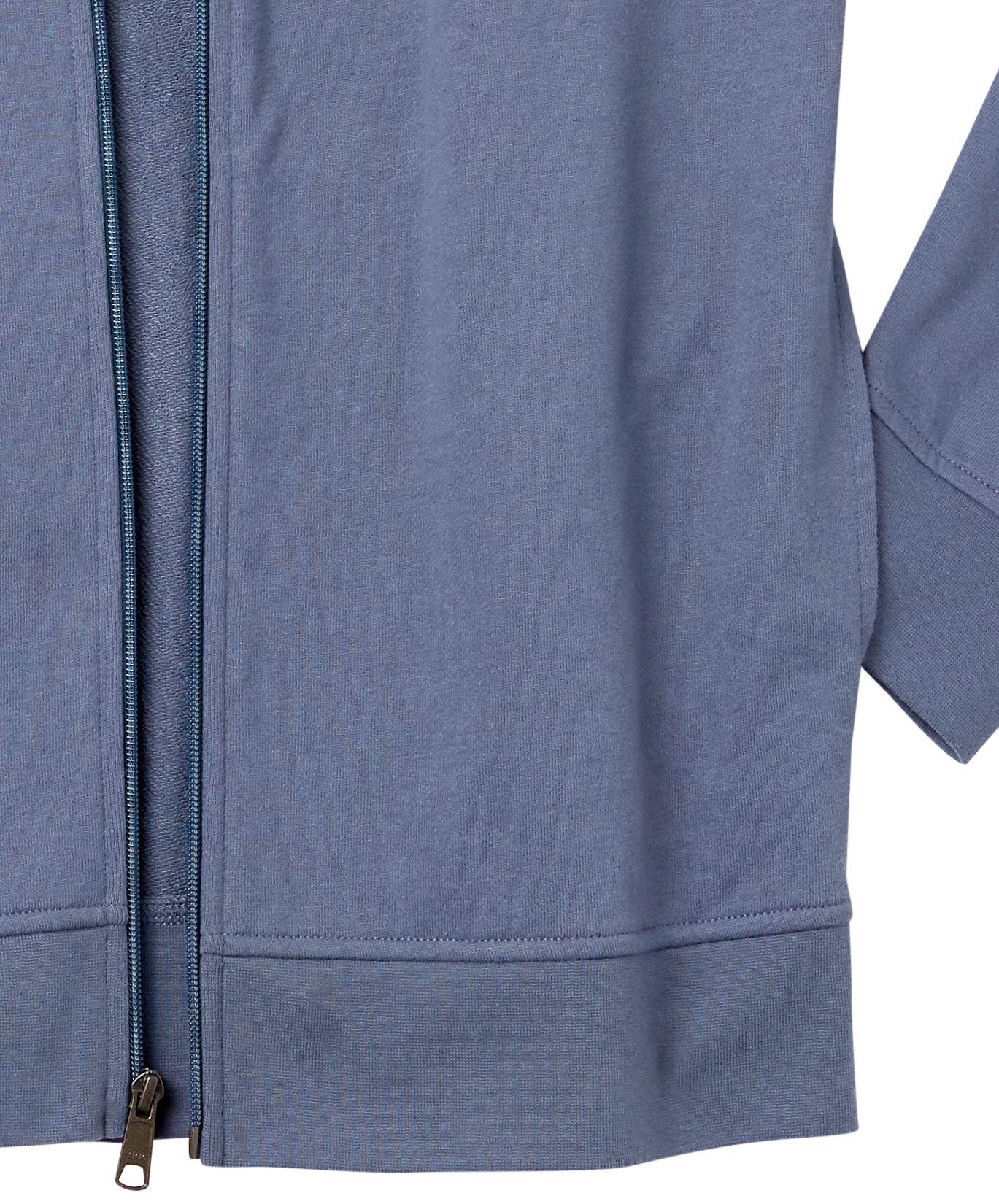 Amazon Essentials Sudadera Ligera de Felpa con Cremallera Completa y Cuello Perkins Hombre - 5