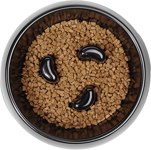 Miniatura 5 de Flexzion Slow Feeder - Cuenco interactivo para perros, antiahogamiento, antideslizante para comer lentamente, divertido comedero para mascotas,