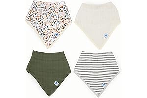 Muslin and Fleece-Lined Little Unicorn Baby Bib