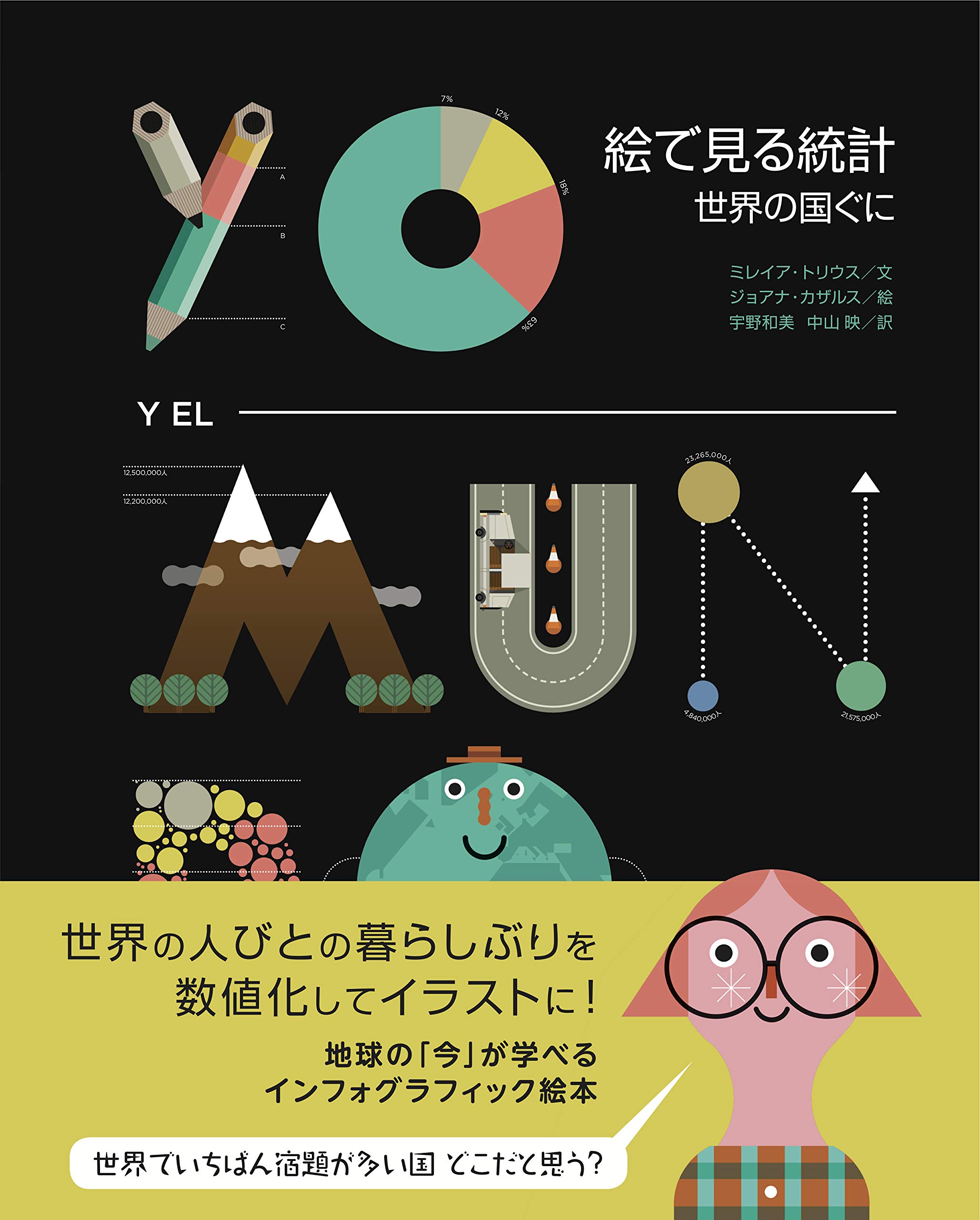絵で見る統計 世界の国ぐに ミレイア トリウス ジョアナ カザルス 宇野 和美 中山 映 本 通販 Amazon
