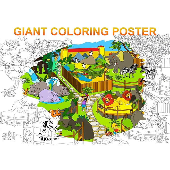 Buy ALEX Art Large Coloring Poster - 81QOj64uGHL.SS700 