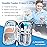 YOUSHARES Insulin Cooler Travel Case TSA Approved Medication Diabetic Supplies Cooler For Travel Refrigerated Medicine Organizer Bag With 2 Ice Pack