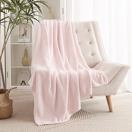 RYB HOME - Manta de microfibra suave, liviana, mullida y apta para todas las estaciones, ideal para cama como cubrecama, tamaño Throw de 50 pulgadas