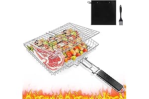 Premium Stainless Steel Grilling Basket for the Ultimate Outdoor Barbecuing