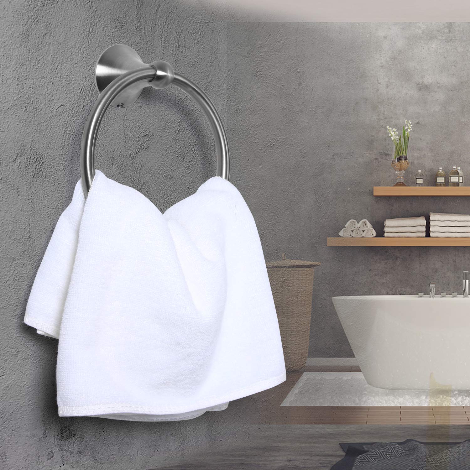 HouseAid Set di accessori da bagno in acciaio inox, 5 pezzi, accessori per il bagno includono