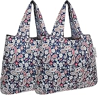 Vista 46 de allydrew Bolsa plegable de nailon reutilizable (juego de 2), macarons