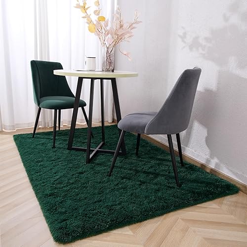 Miniatura 5 de Kimicole Alfombra de área para dormitorio, sala de estar, decoración del hogar, alfombra mullida mejorada de 6 x 9 pies para apartamento,