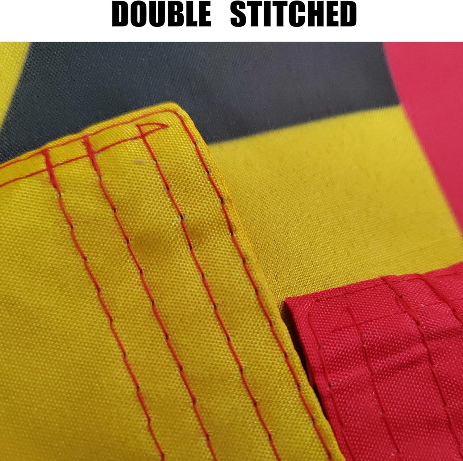 Maryland Flag Outdoor 3x5 Ft Double Sided Heavy Duty Polyester Maryland State Flags Long Lasting 4 Rows Hemming MD Flags with 2 Brass Grommets - Image 5