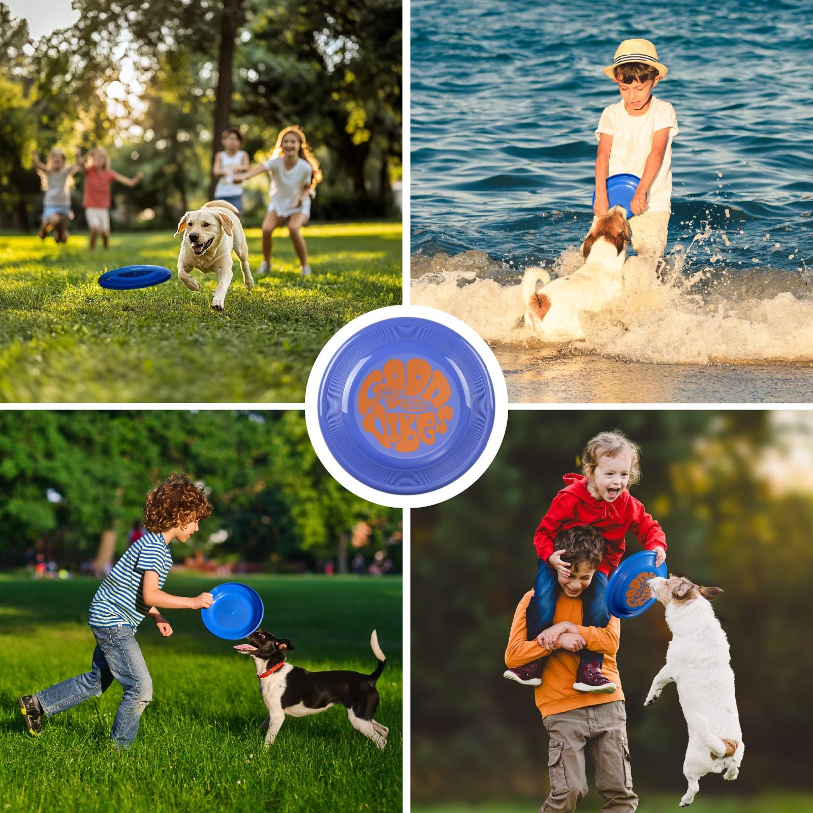Wham-O Frisbee Fastback Disque Volant, 23.75cm Jouet Léger Adapté aux Chiens pour Enfants Garçons Filles 5 Ans et Plus, Joueurs Professionnels, pour Plage Parc Jardin - 100g