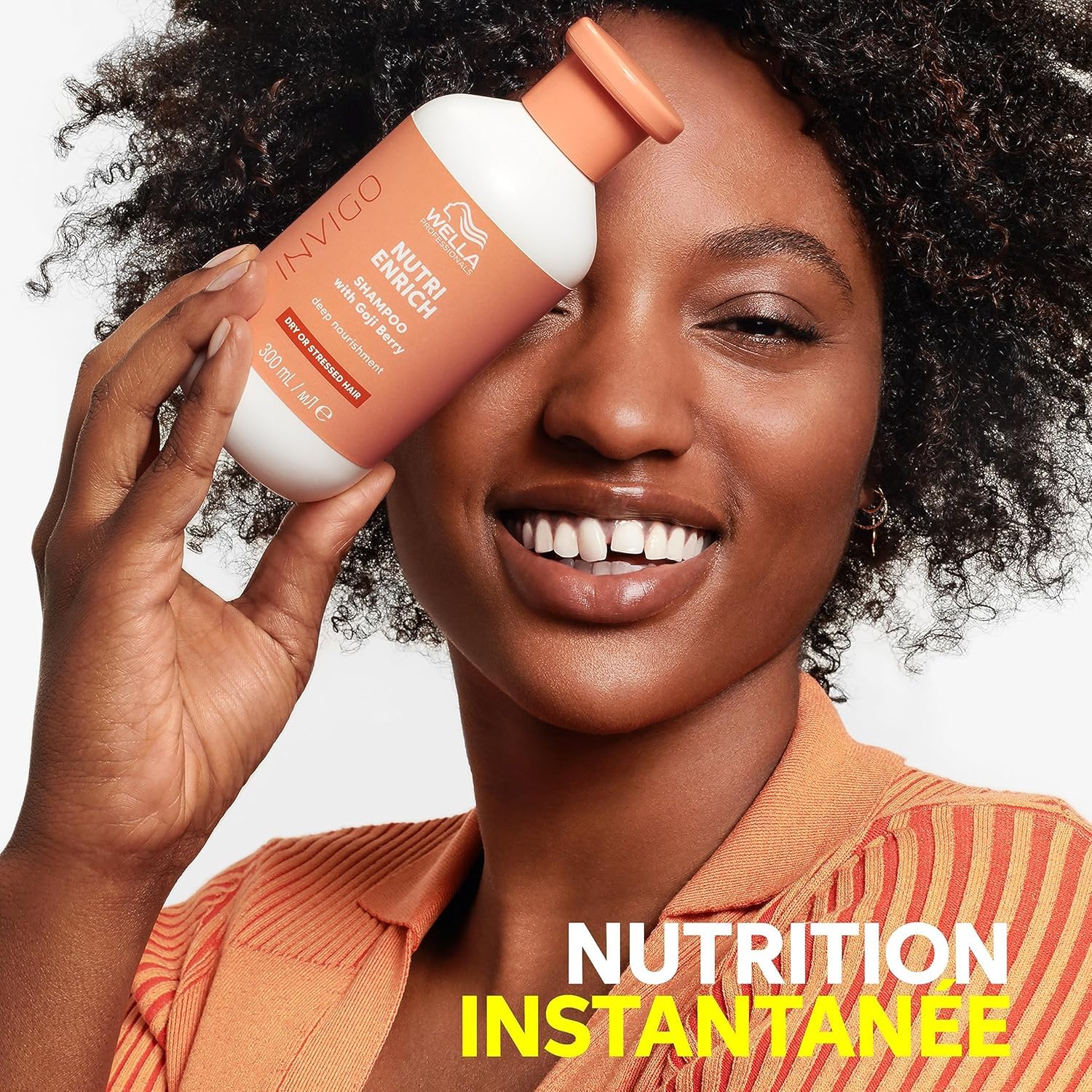 Wella Professionals Invigo Nutri Enrich Shampoing, Après-shampoing et masque, nourrissant avec de l'acide oléique et baies de Goji - Restaure les cheveux secs et abîmés 300ml + 200ml + 150ml