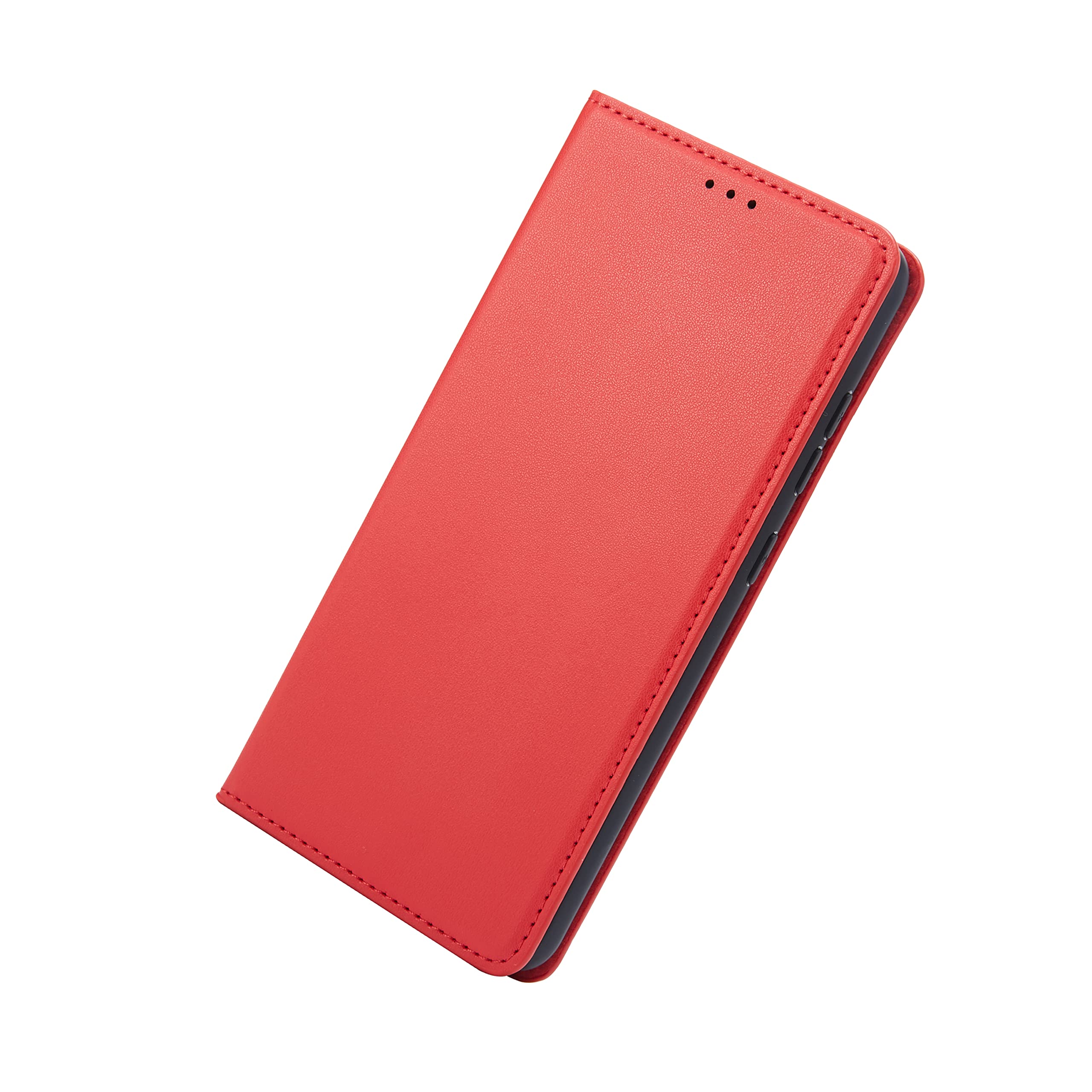 Arbuda Ultra Slim Leather Flip Wallet Back Cover Case for IQOO Z5 5G - Red (B09PZ6JLS4) Amazon Price History, Amazon Price Tracker