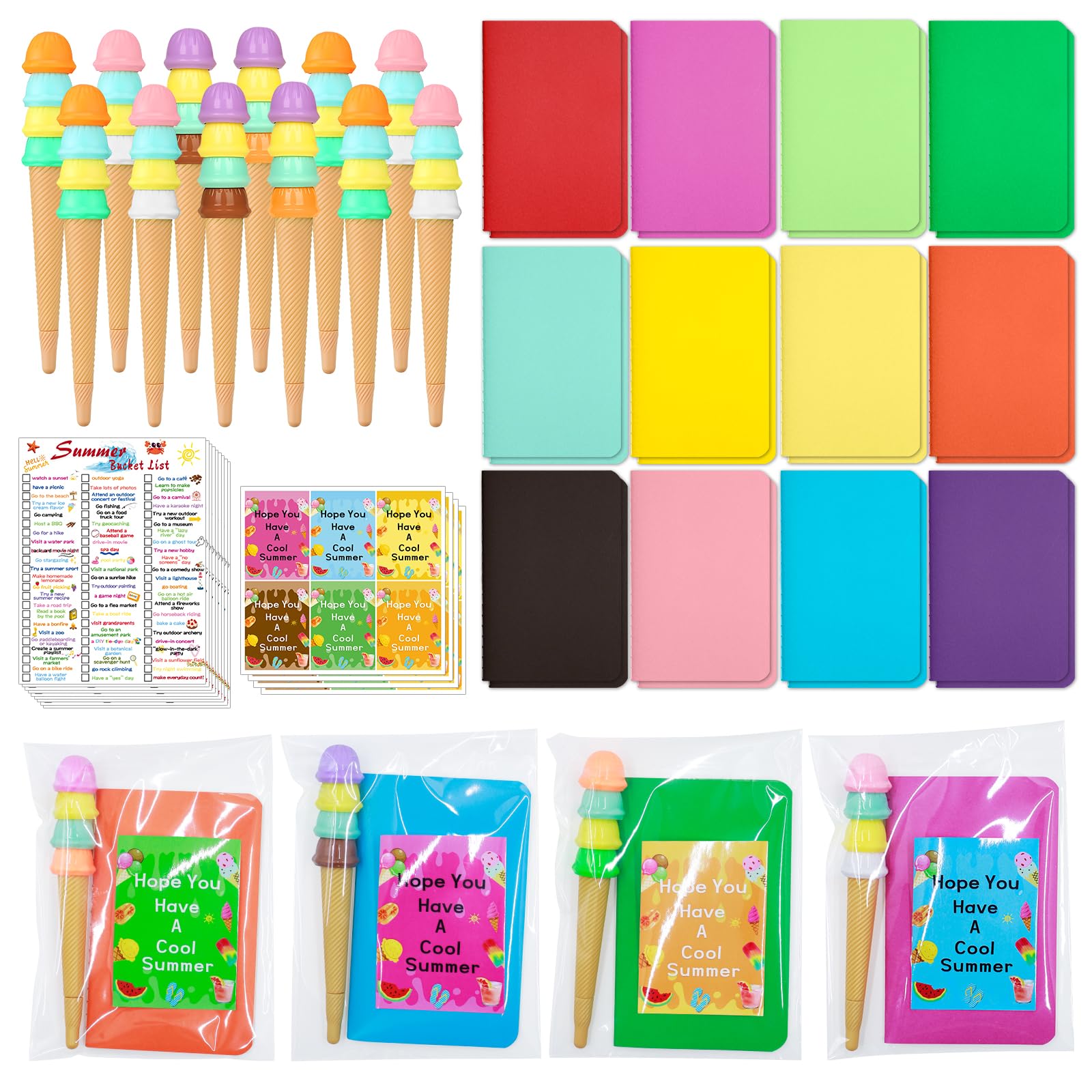 Pecopcock 24 Sets End of Year Gifts Students Last Day of School Summer Vacation End of School Favor Graduation Party Funny Classroom Exchanges