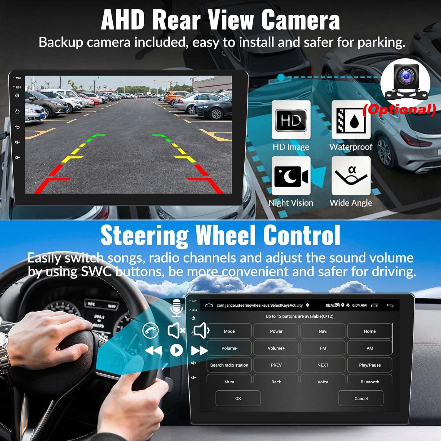 SIXWIN 4+64G 8-Core Android 15 Radio Coche para Renault Dacia Duster Sandero Logan Dokker con CarPlay Android Auto DSP,8 Pulgadas Pantalla Táctil,1280 * 720,con GPS WiFi BT USB FM RDS Radio