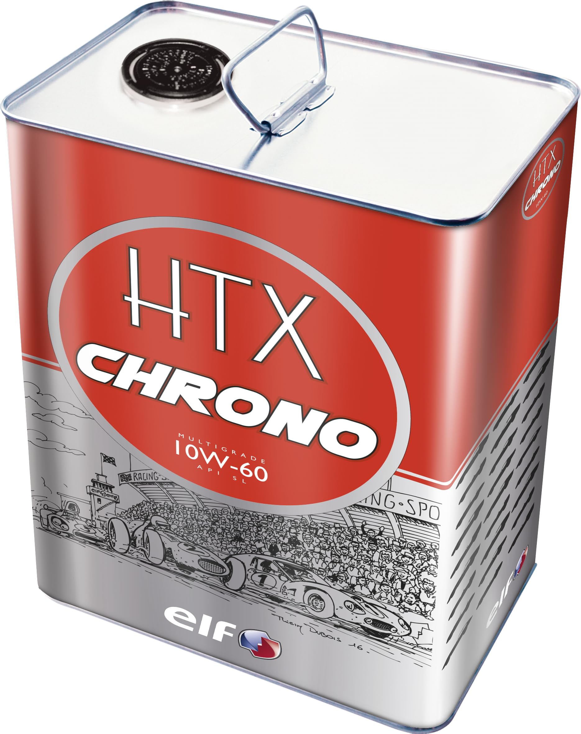 ELF HTX CHRONO 10W-​60, Huile moteur, 5 litres