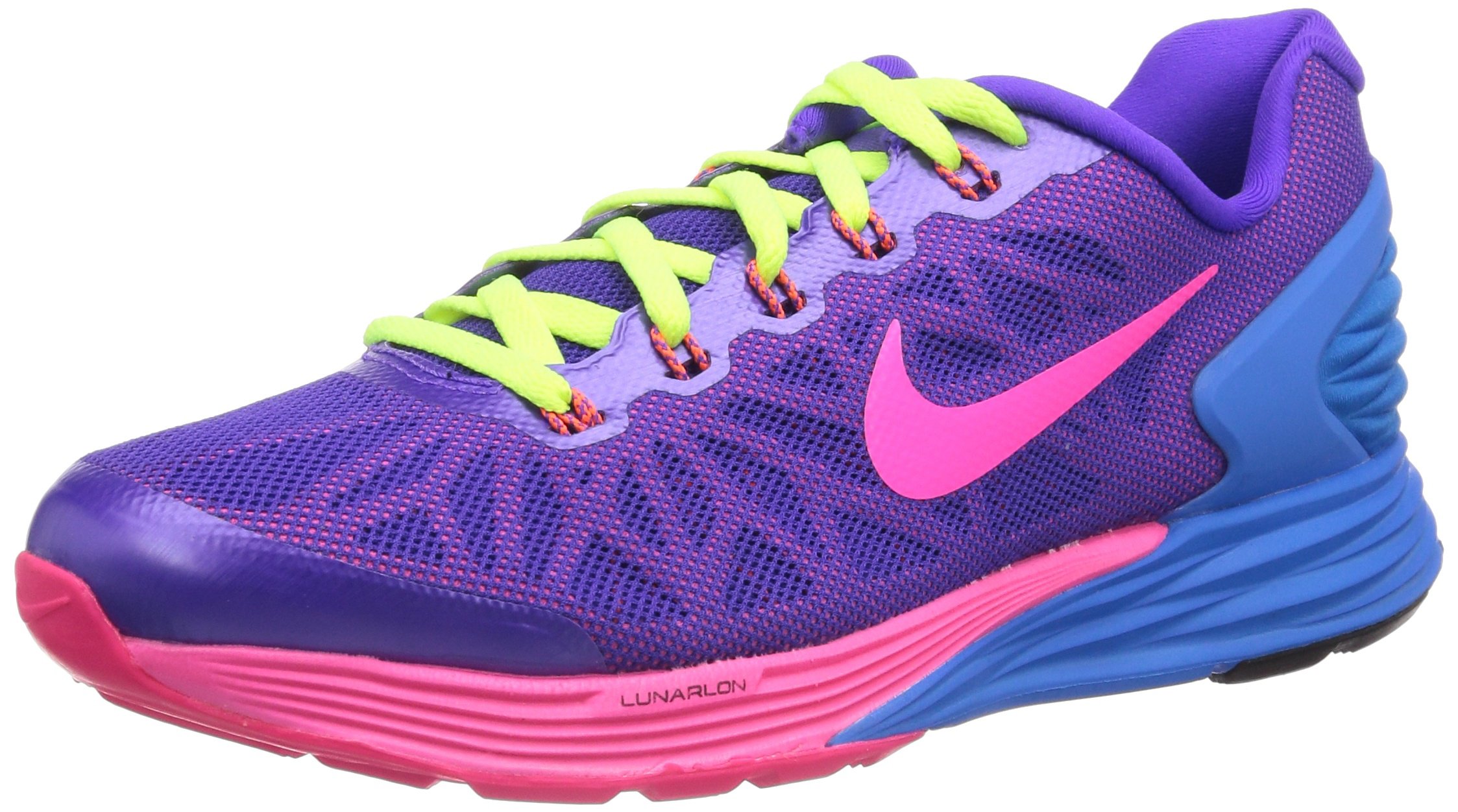 Nike Lunarglide Gs Girls Running Shoes 654156 500 Hyper