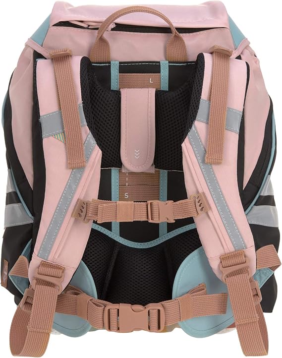 Lassig Unique School Set, One Size, Pink/Blue/Black, One Size, School Set