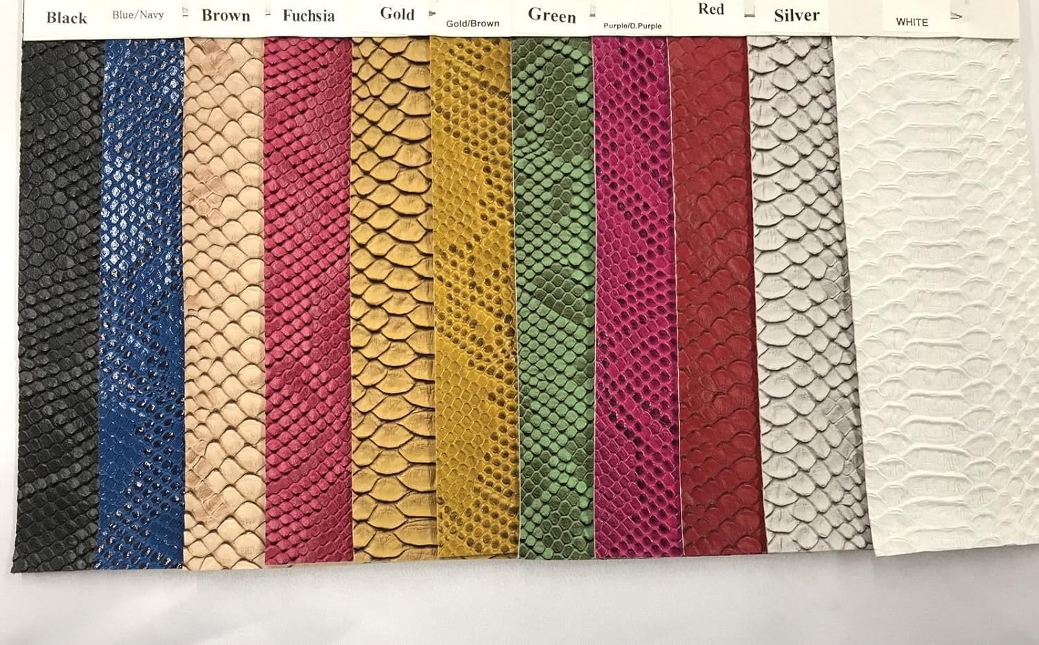 Vinyl Fabric - Red Faux Viper Snake Skin Vinyl - Faux Leather - 3D Scales Upholstery - Sold by The Yard.