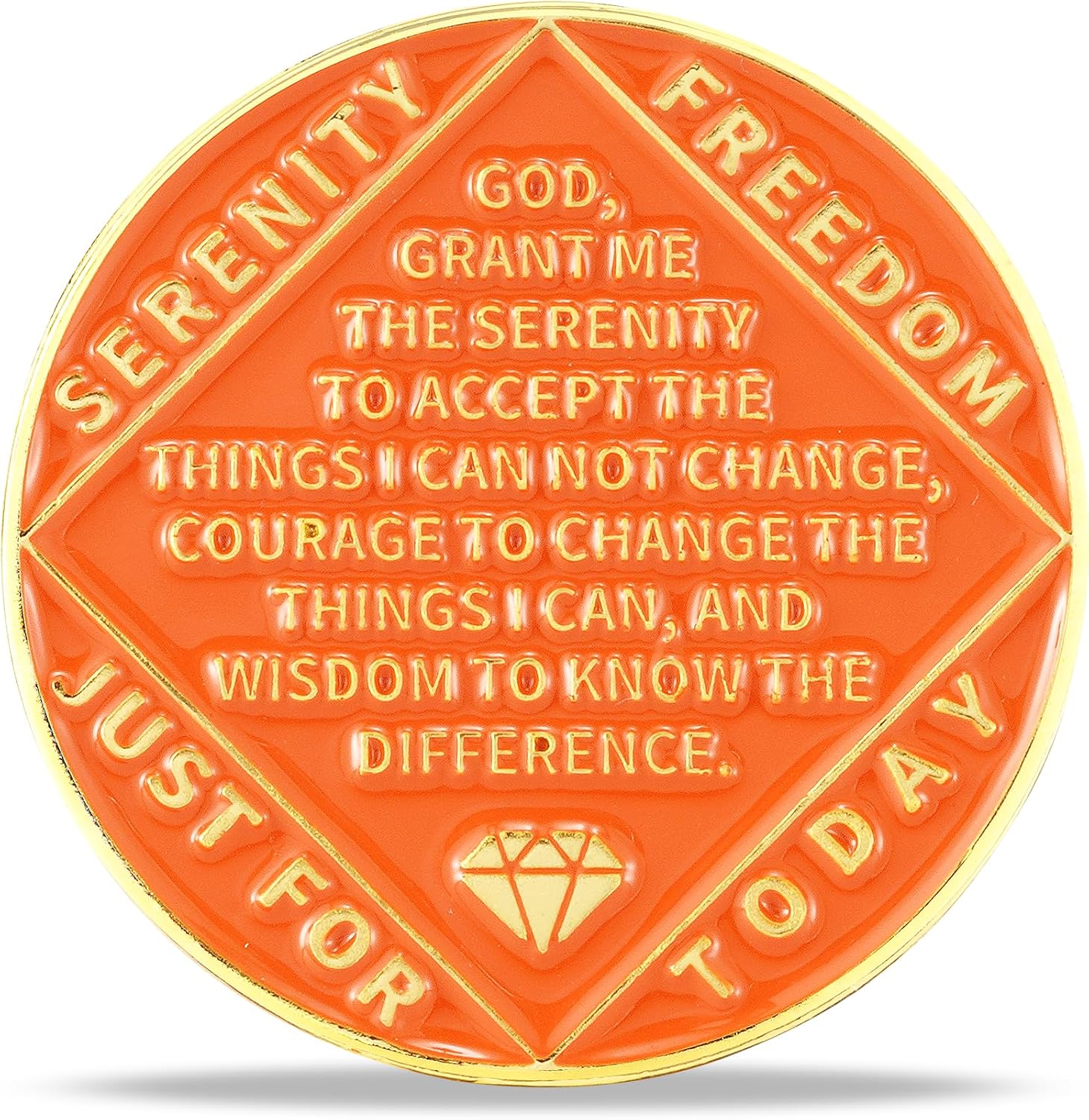 1 Year Sunset Coastal Road Sobriety Coin – Journey into Serenity NA Medallion – Spiritual Token for Recovery & Clean Time – Empowering NA AA Chips – Gift for Men & Women