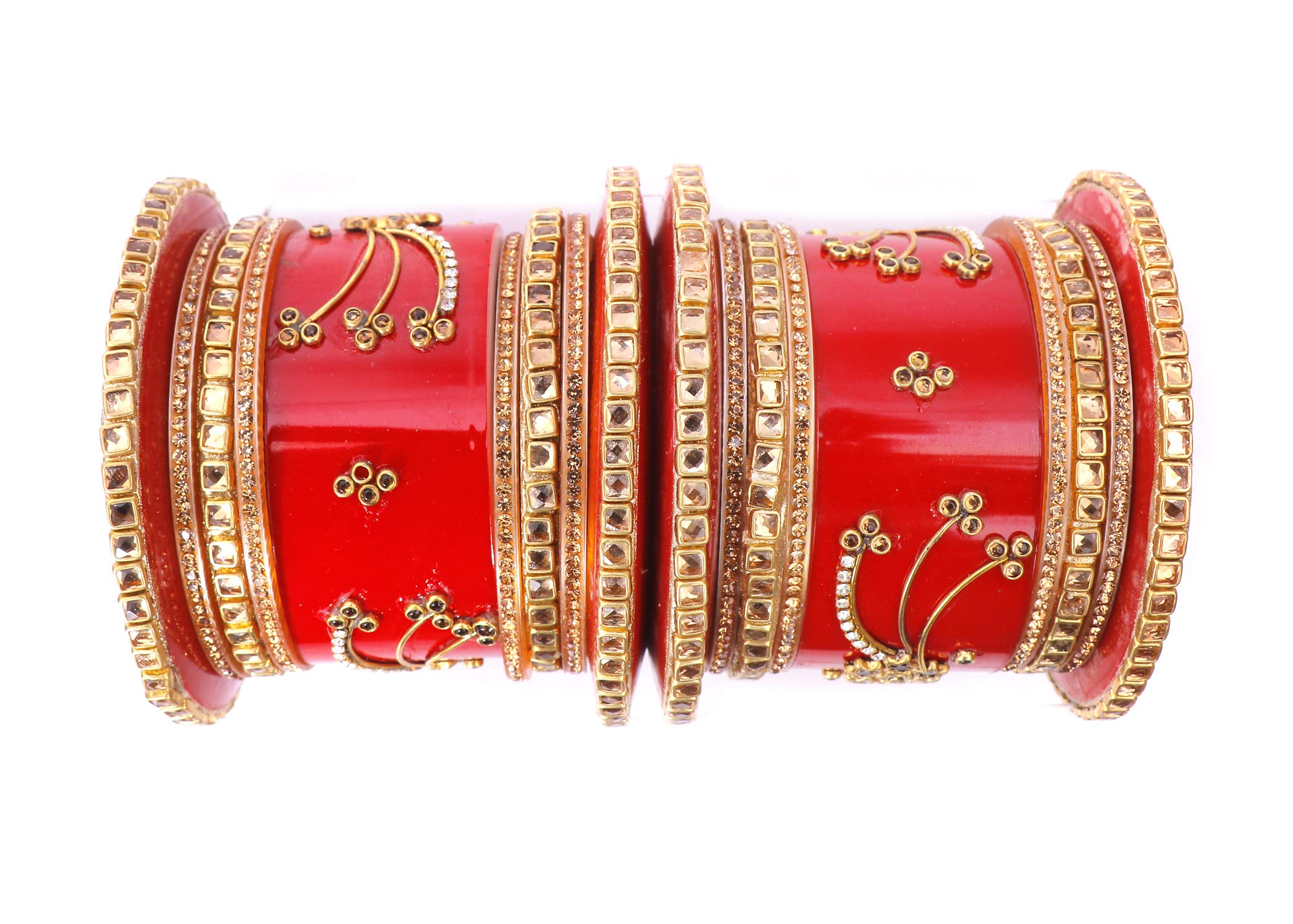 See full amazon price history chart for Honbon Red Gold Plated Brass Plastic Rajasthani Rajputi Handcrafted Bridal Chuda Set for Women Honbon Red Gold Plated Brass Plastic Rajasthani Rajputi Handcrafted Bridal Chuda Set for Women (B08L6G965K) Amazon Price History, Amazon Price Tracker