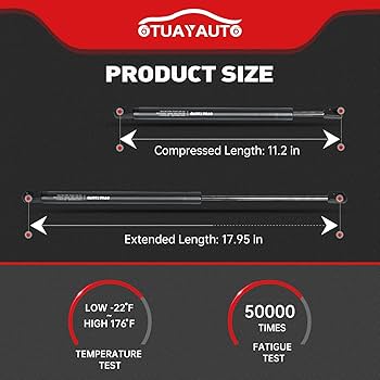 Amazon.com: OTUAYAUTO Front Hood Struts - Replacement for