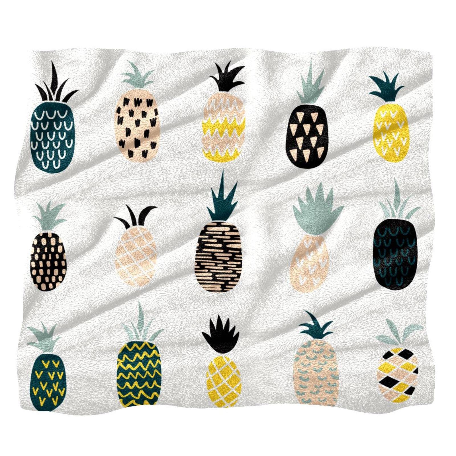 Coperta in pile per divano, divano o letto, accogliente, morbida, in pino, multi-estate