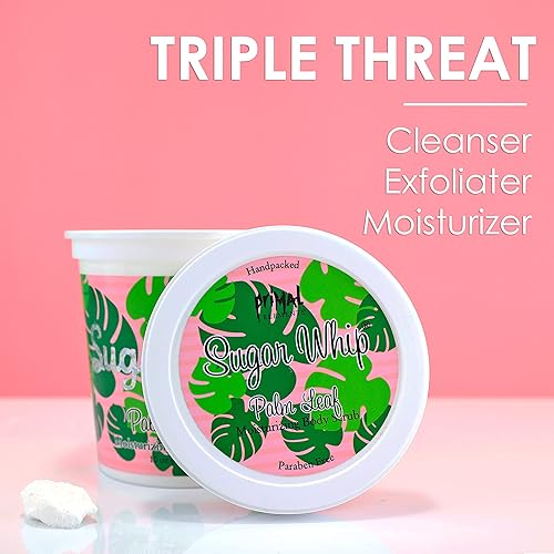 Miniatura 9 de Primal Elements Sugar Whip - Exfoliante corporal de conchas marinas y estrellas de mar, 10 onzas