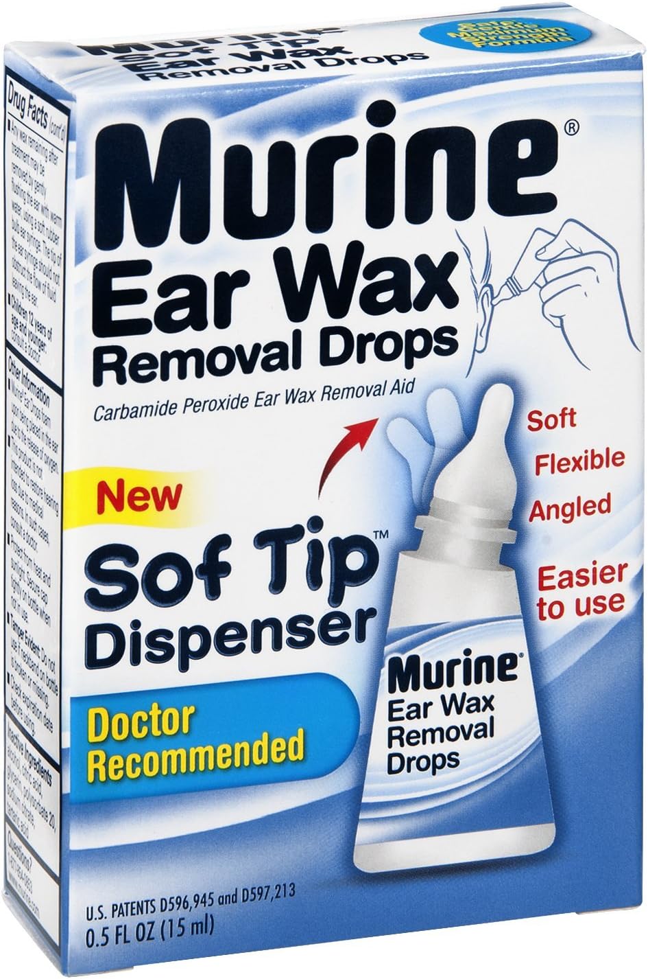 Murine Ear Wax Removal System, 0.5 Oz (Pack of 6) Health