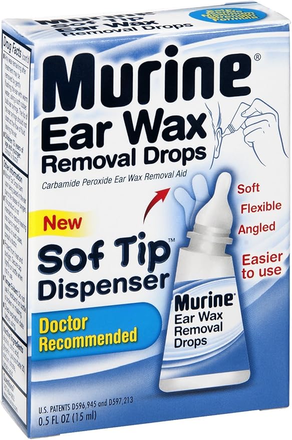 Murine Ear Wax Removal System, 0.5 Oz (Pack of 6) Health