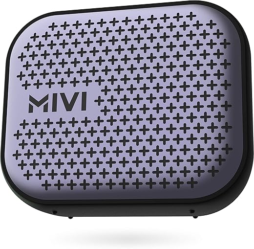 Mivi Roam 2 Bluetooth 5W Portable Speaker,24 Hours Playtime,Powerful Bass, Wireless Stereo Speaker with Studio Quality Sound,Waterproof, Bluetooth…