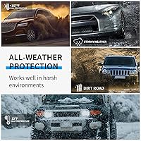 Vista 5 de Vanseno Compatible para Toyota Rav4 2013 2014 2015 2016 2017 2018 Alfombrillas de Piso y Forros de Carga Alfombrillas de Maletero Alfombrillas