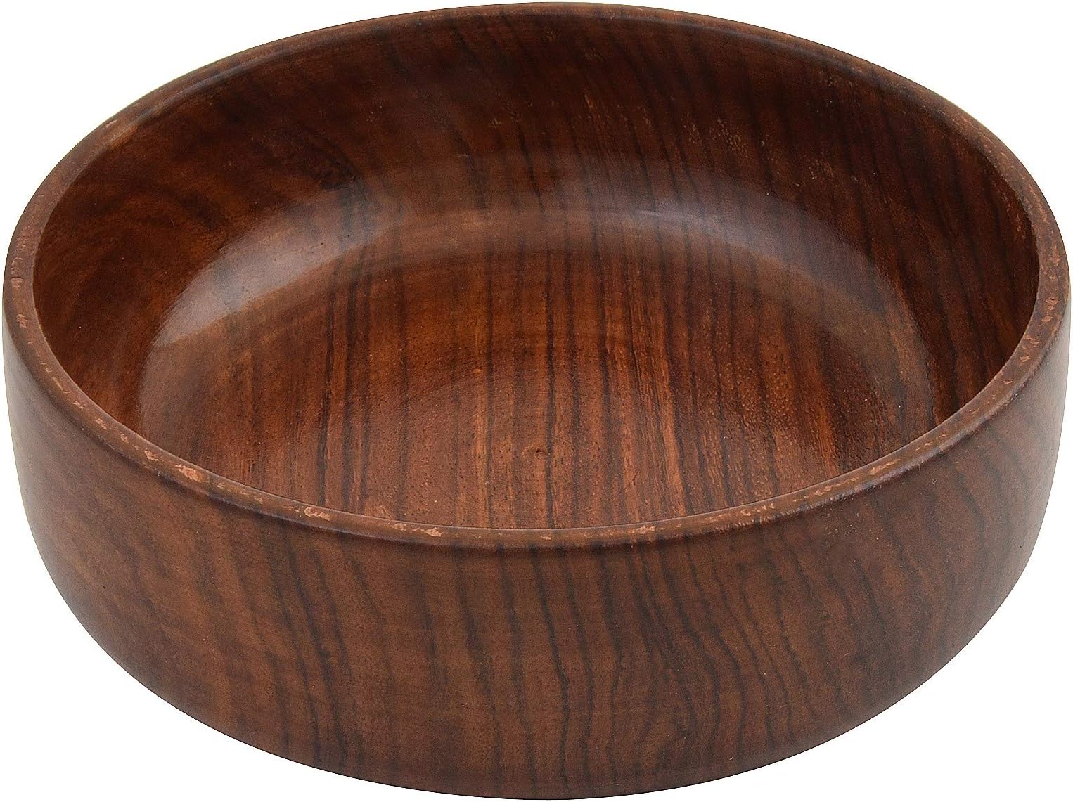 wood Solid Bowl, 1 Piece, Brown