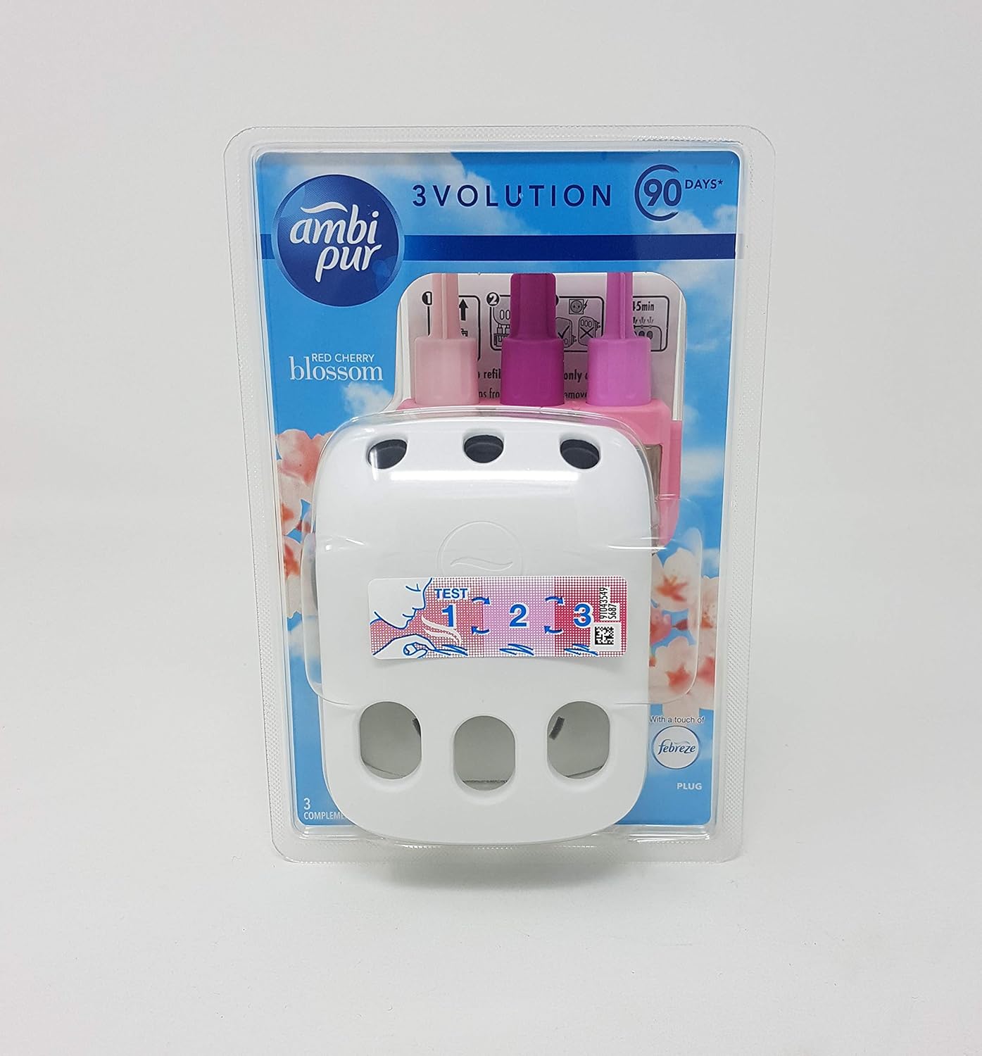 Ambi Pur 3volution Red Cherry Blossom Air Freshener Plug in Starter Kit