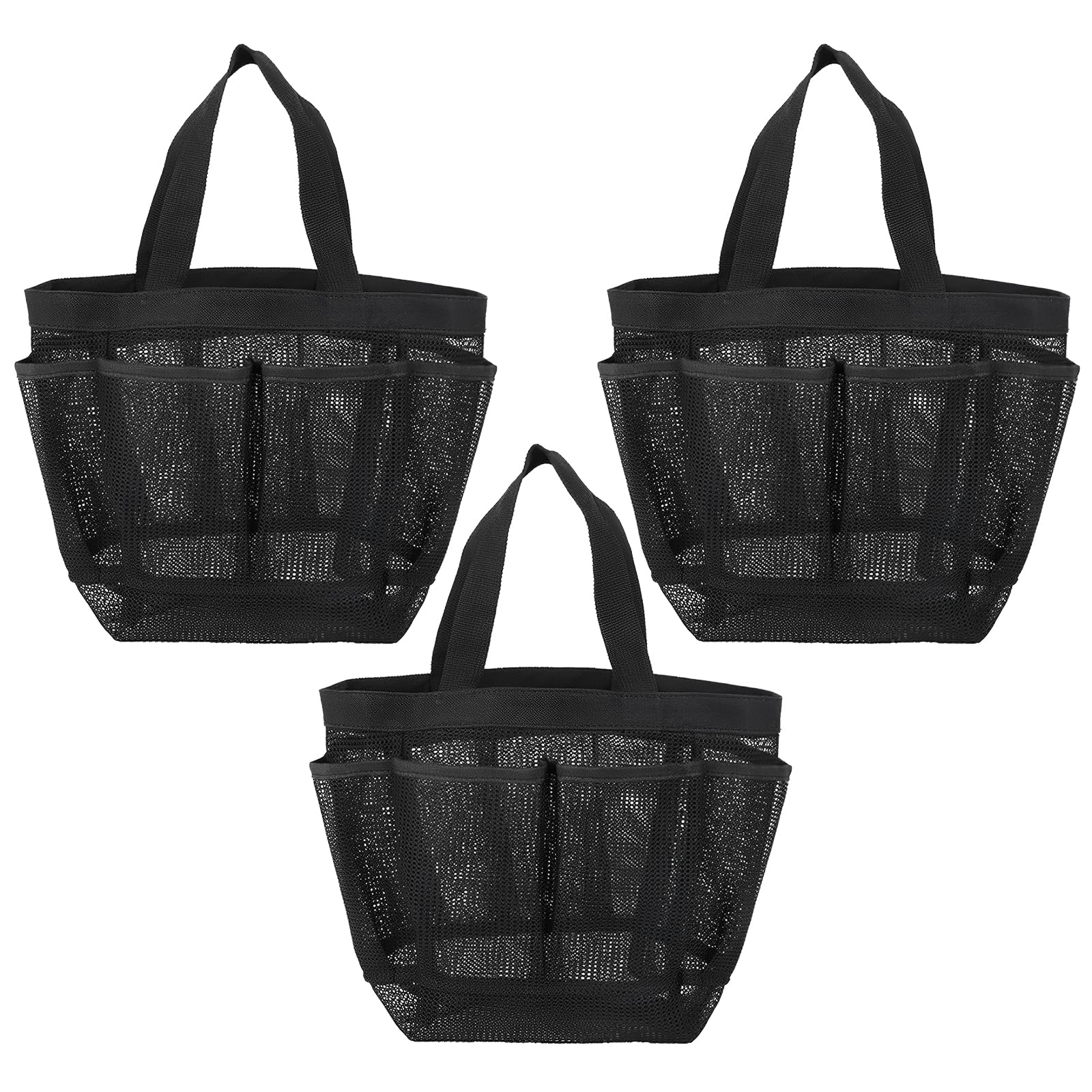KTZCTPCA Mesh Shower Caddy Bag for College Dorm Room Shower Caddy Basket Toiletry Storage Organizer with 9 Storage