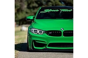 Custom Front Windshield Decal: Personalize Your Ride with Premium Automotive Lettering
