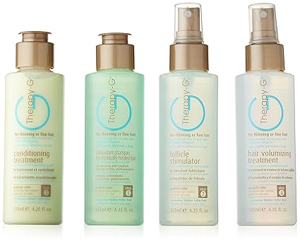 Therapy-G For Thinning or Fine Hair System Starter Kit for Chemically Treated Hair 4.25 Ounce