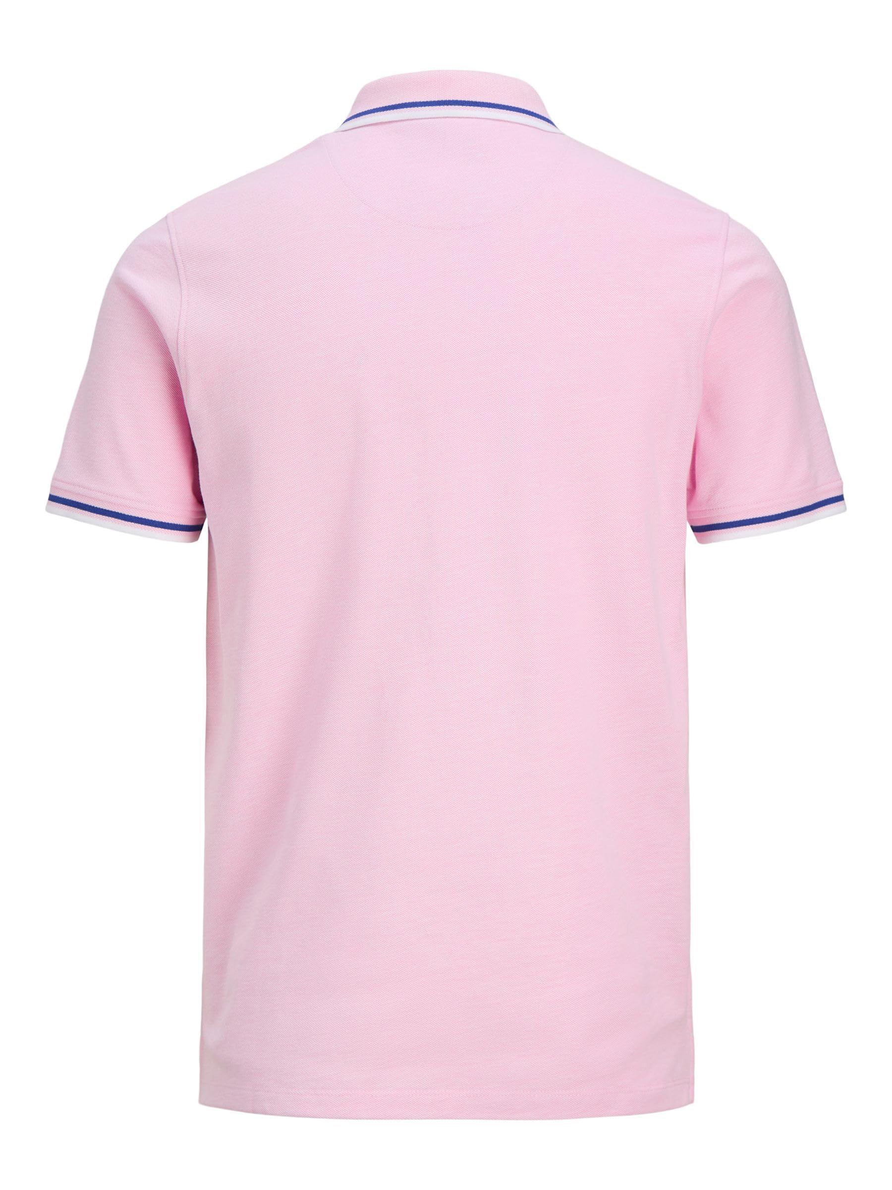 JACK & JONES Jjepaulos Polo Ss Noos, pryzm Pink, L