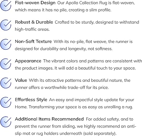 Miniatura 3 de Well Woven Apollo Fleur De Lis - Alfombra de pasillo de tejido plano, color verde claro, 2 x 5 pies