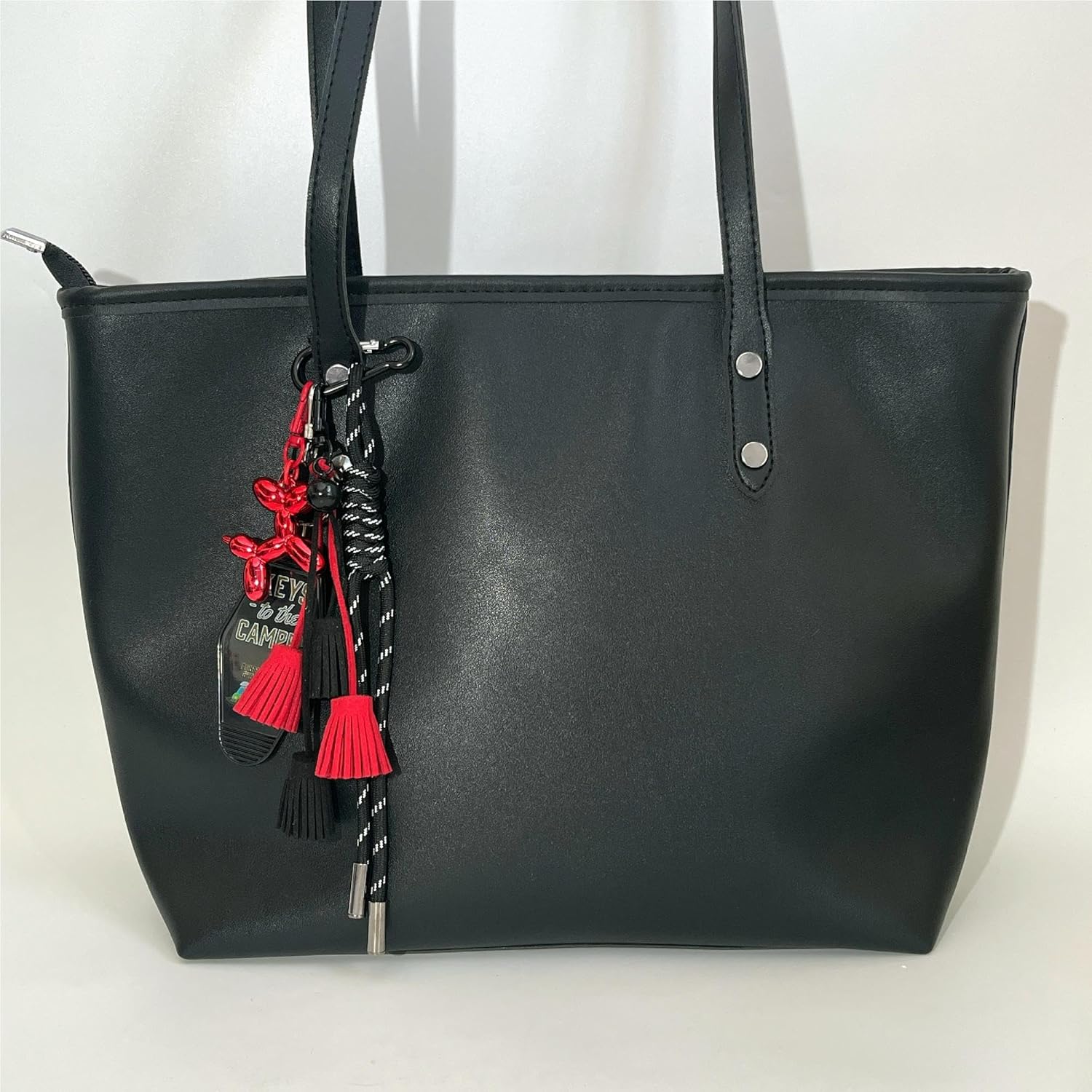 QTMY Cute Puppy Tassel Braided Keychain Bag Charms for Handbag Purse Backpack Accessories Bogg Bag,397 - Image 6