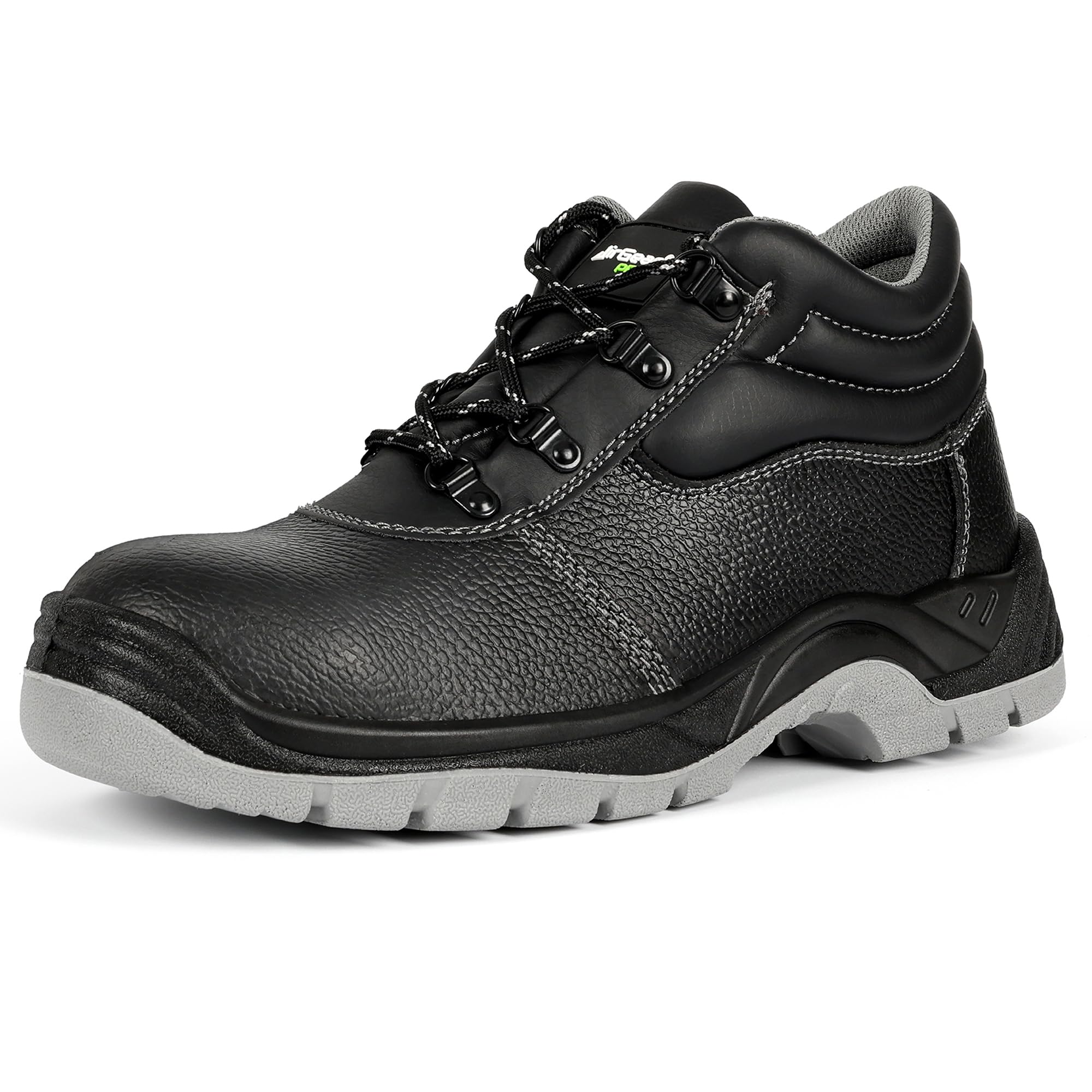 AirGearPro Veiligheidsschoenen heren S3 lichte werkschoenen, zwart, 45 EU