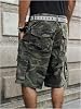 Shorts de Carga de Mezclilla Camuflada para Hombre WDIRARA, Shorts Bermuda Holgados, Jorts de Estilo Urbano 7