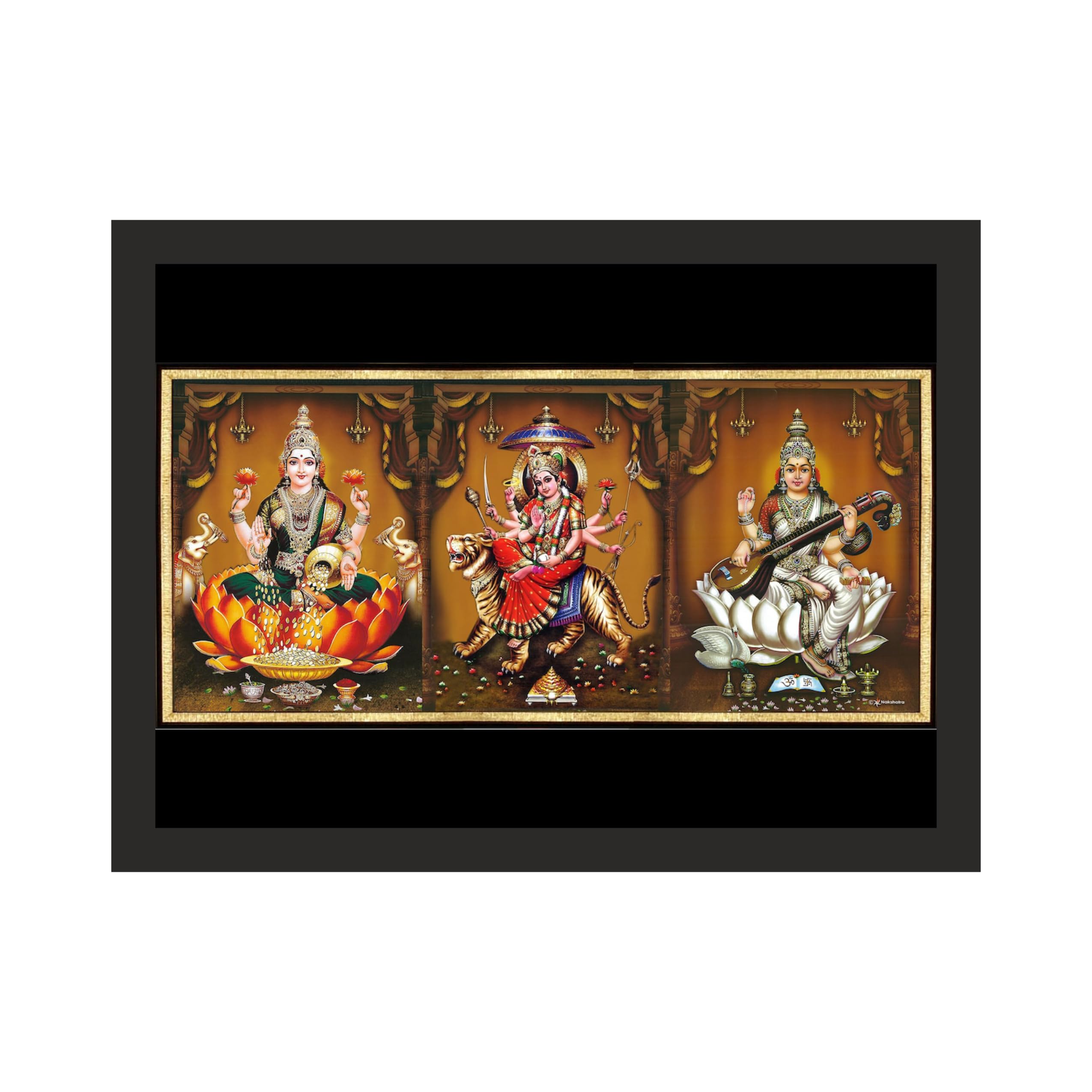 Monumental Divine Trinity Panel: 40x30