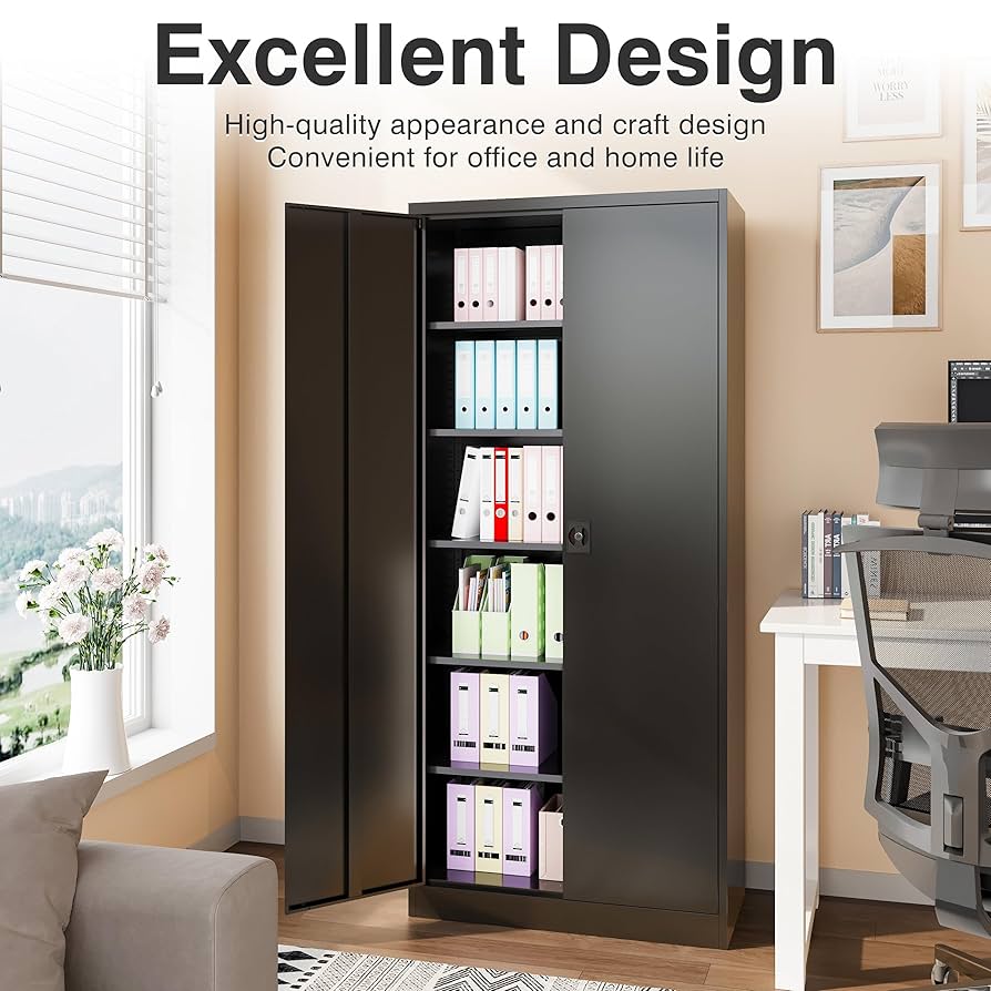 Amazon.com: SISESOL Wide & Deep Metal Storage Cabinet with