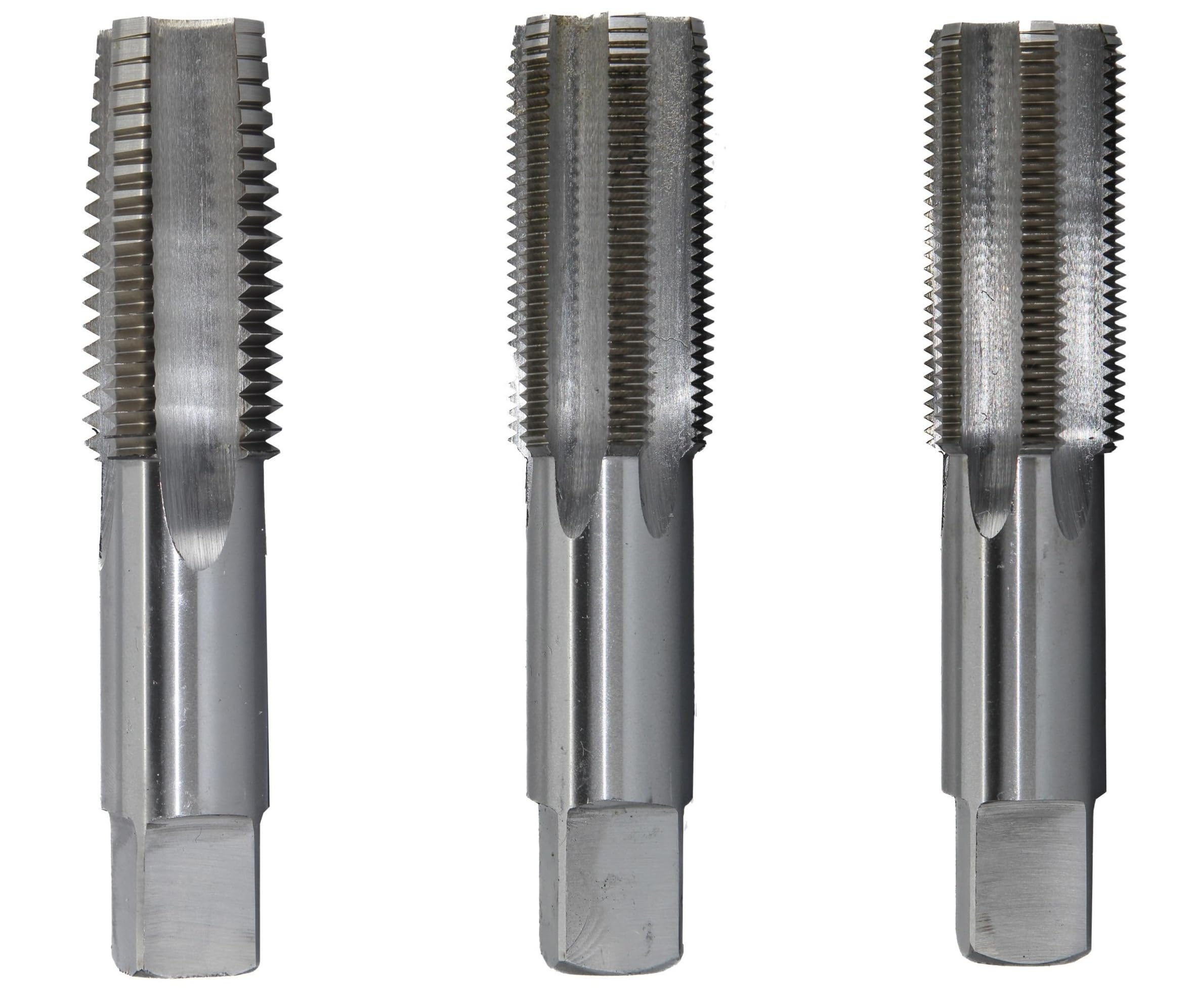 Drill America DWTB1/4-20 DWT Series Qualtech Carbon Steel Hand Threading Tap, Uncoated, Bright Finish, Round with Square End Shank, Bottoming Chamfer, 1/4"-20 UNC — view 39