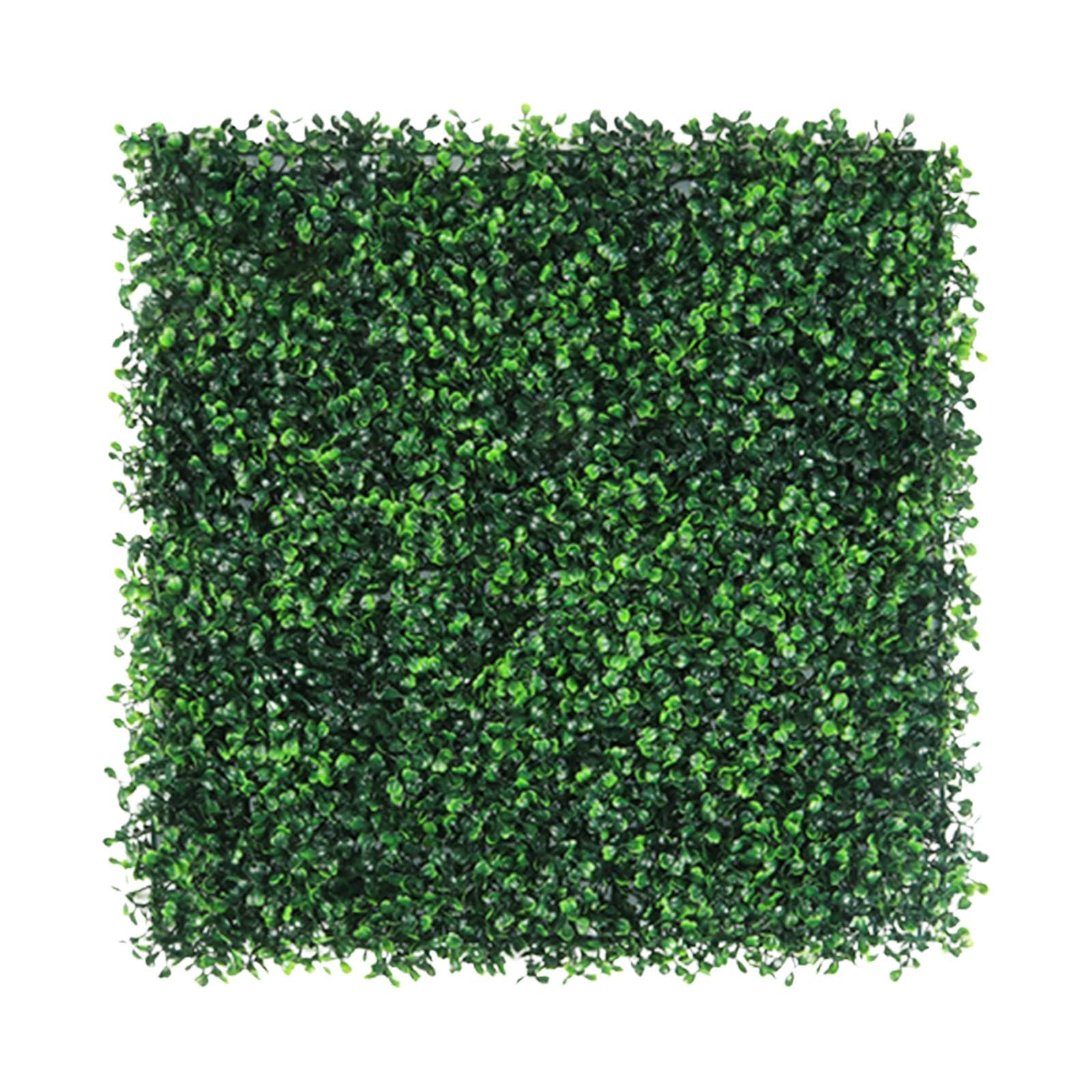 ATORSE Artificial Plant Grass Lawn Fake Grass Greenery Panels for Indoor Patio Lawn 25cmx25cm-image-29