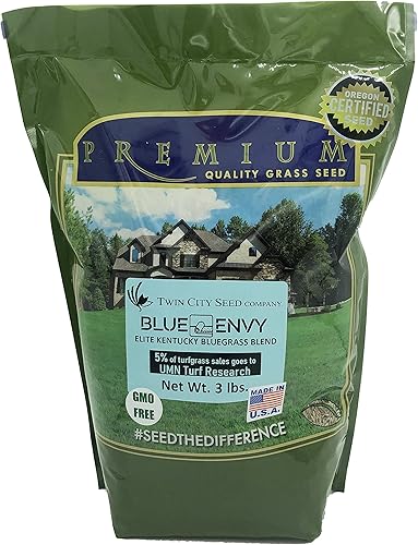 Miniatura 1 de 'Blue Envy' Kentucky Bluegrass Blend, tolerante a la sequía, excelente durabilidad 3 libras, bolsa