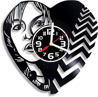 Twin Peaks art vinyl wall clock, Twin Peaks design gift for any occasion